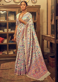 White Cotton Saree | Festive & Party Wear