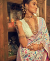 White Cotton Saree | Festive & Party Wear
