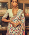 White Cotton Saree | Festive & Party Wear