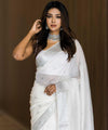 White Cotton Saree | Traditional Handloom Wear