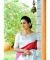 White Jacquard Silk Saree | Bridal & Festive Wear