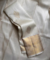 White Kanjivaram Silk Saree | Bridal & Festive Wear