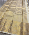 White Kanjivaram Silk Saree | Bridal & Festive Wear