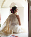 White Kanjivaram Silk Saree | Festive & Party Wear