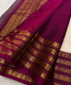 White Kanjivaram Silk Saree | Traditional Zari Weave