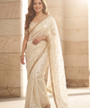 White Silk Saree | Wedding & Festive Wear
