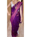 Wine Banarasi Silk Saree | Bridal & Festive Wear