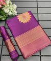 Wine Banarasi Silk Saree | Ethnic Wear for Women