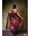 Wine Banarasi Silk Saree | Festive & Party Wear