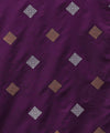 Wine Banarasi Silk Saree | Traditional Zari Weave
