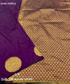 Wine Banarasi Silk Saree | Wedding & Festive Wear
