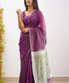 Wine Cotton Saree | Ethnic Wear for Women