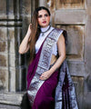 Wine Jacquard Silk Saree | Wedding & Reception Wear