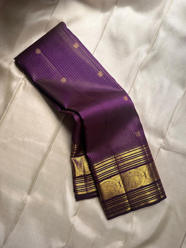 Wine Kanjivaram Silk Saree | Ethnic Wear for Women