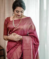Wine Kanjivaram Silk Saree | Ethnic Wear for Women
