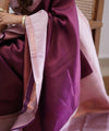 Wine Kanjivaram Silk Saree | Traditional Zari Weave