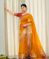 Yellow Banarasi Silk Saree | Ethnic Wear for Women