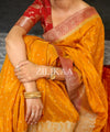 Yellow Banarasi Silk Saree | Ethnic Wear for Women