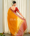 Yellow Banarasi Silk Saree | Ethnic Wear for Women