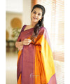 Yellow Banarasi Silk Saree | Traditional Wedding Wear