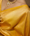 Yellow Banarasi Silk Saree | Traditional Zari Weave