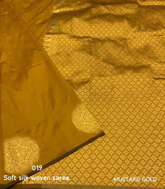 Yellow Banarasi Silk Saree | Wedding & Festive Wear