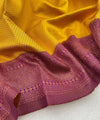 Yellow Banarasi Silk Saree | Wedding & Festive Wear