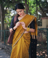 Yellow Cotton Saree | Comfort Handloom Weave