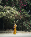 Yellow Cotton Saree | Comfort Handloom Weave