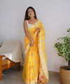Yellow Cotton Saree | Ethnic Wear for Women
