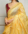 Yellow Cotton Saree | Everyday Ethnic Wear