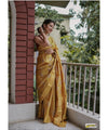 Yellow Cotton Saree | Festival & Ceremony Wear