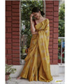 Yellow Cotton Saree | Festival & Ceremony Wear