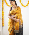 Yellow Cotton Saree | Festive & Party Wear