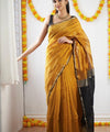 Yellow Cotton Saree | Festive & Party Wear
