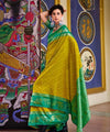 Yellow Jacquard Silk Saree | Wedding & Festive Wear