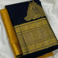 Yellow Kanjivaram Silk Saree | Bridal & Festive Wear