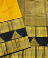 Yellow Kanjivaram Silk Saree | Bridal & Festive Wear