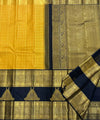 Yellow Kanjivaram Silk Saree | Bridal & Festive Wear