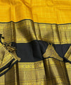 Yellow Kanjivaram Silk Saree | Bridal & Festive Wear