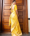 Yellow Kanjivaram Silk Saree | Festival & Ceremony Wear