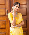 Yellow Kanjivaram Silk Saree | Festival & Ceremony Wear