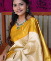 Yellow Kanjivaram Silk Saree | Wedding & Reception Wear