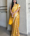Yellow Paithani Silk Saree | Ethnic Wear for Women