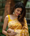 Yellow Paithani Silk Saree | Ethnic Wear for Women