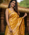 Yellow Paithani Silk Saree | Ethnic Wear for Women