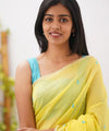 Yellow Sky Cotton Saree | Ethnic Wear for Women