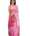 Yellow Sky Cotton Saree | Ethnic Wear for Women